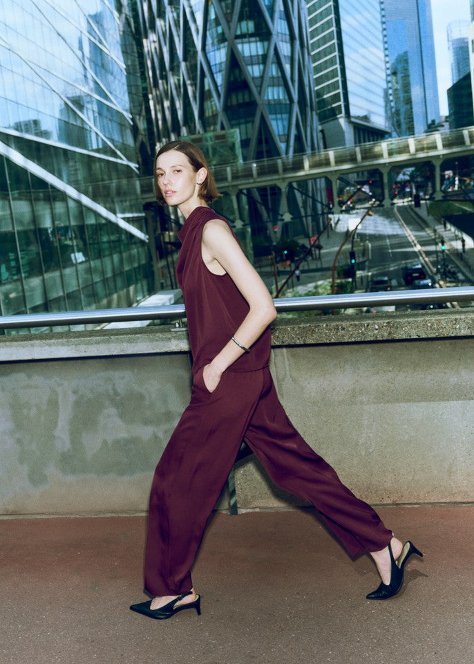 Laurina Topp - Burgunder/ Fig